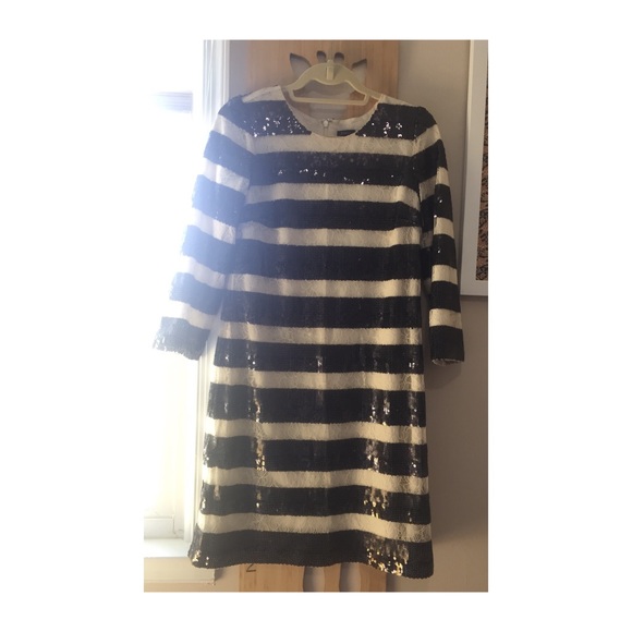 J.Crew Jules Dress in Sequin Stripe - Picture 5 of 8